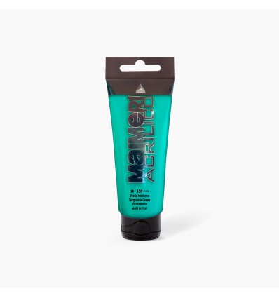 Colore acrilico satinato, 75 ml Verde turchese MAIMERI