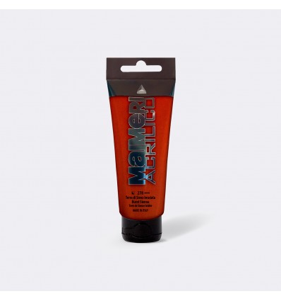 Colore acrilico satinato, 75 ml Terra Siena bruciata MAIMERI