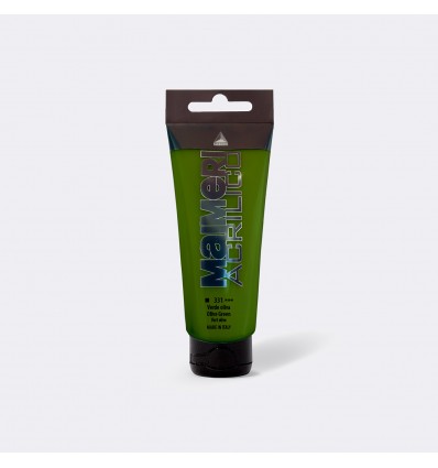 Colore acrilico satinato, 75 ml Verde oliva MAIMERI