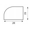 ASTE PER TELAIO 28x20 mm CF 30 mt